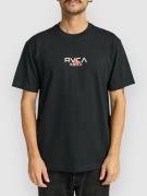 RVCA Tiger Sun T-shirt sort
