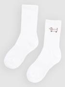 Blue Tomato Sausage Dog Strømper hvid