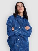 Roxy Kick Back Washed Denim Skjorte blå