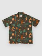 The Dudes European Fantasy Brown Hawaiian Skjorte sort