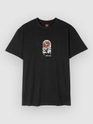 Santa Cruz Delfino Flower Guy T-shirt sort
