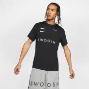 Nike Sportswear Swoosh Tshirt Herrer Tøj Sort S