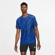 Nike Techknit Ultra Running Top Herrer Kortærmet Tshirts Blå S