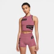 Nike Performance Cropped Træningstop Damer Tøj Pink Xs