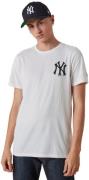 New Era New York Yankees Mbl Champions Graphic Tshirt Herrer Tøj Hvid ...