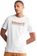 Timberland Wwes Front Tshirt Herrer Tøj Hvid S