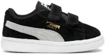 Puma Suede Velcro Kids Sneakers Unisex Sko Sort 38