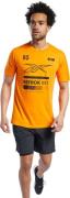 Reebok Speedwick Graphic Move Tshirt Herrer Kortærmet Tshirts Orange M