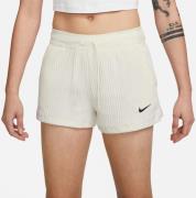Nike Sportswear Ribbed Highwaist Shorts Damer Tøj Hvid Xs