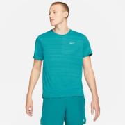 Nike Drifit Miler Løbe Tshirt Herrer Tøj Blå S