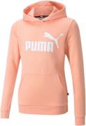 Puma Essentials Fleece Hættetrøje Piger Hoodies Og Sweatshirts Pink 92
