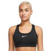Nike Drifit Medium Support Polstret Sports Bh Damer Tøj Sort Xs