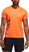 Adidas Run It 3stripes Pb Tshirt Herrer Kortærmet Tshirts Orange M
