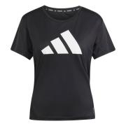Adidas Run It Trænings Tshirt Damer Kortærmet Tshirts Sort L