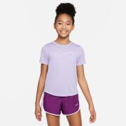 Nike Drifit One Trænings Tshirt Piger Tøj Lilla 137147 / M