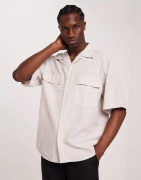 Jack & Jones Jorsummer Linen Blend Resort Shirt Kortærmede skjorter Cr...