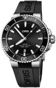 Oris Herreur 01 733 7730 4134-07 4 24 64EB Diving Sort/Gummi Ø43.5 mm