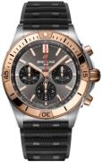 Breitling Herreur UB0134101B1S1 Chronomat B01 42 Grå/Gummi Ø42 mm