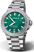 Oris Herreur 01 733 7730 4137-07 8 24 05PEB Aquis Grøn/Stål Ø43.5