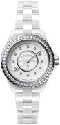 Chanel Dameur H6418 J12 Hvid/Keramik Ø33 mm
