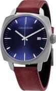 Calvin Klein K9N111ZN Blå/Læder Ø39 mm