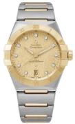 Omega Dameur 131.20.36.20.58.001 Constellation Co-Axial 36Mm Guld/18