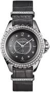 Chanel Dameur H4188 J12 Grå/Læder Ø33 mm
