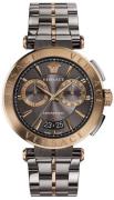 Versace Herreur VE1D00619 Aion Brun/Stål Ø45 mm