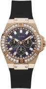 Guess Dameur GW0118L2 Sort/Gummi Ø39 mm