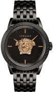 Versace Herreur VERD00518 Palazzo 43mm Sort/Stål Ø43 mm