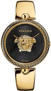 Versace Dameur VCO100017 Palazzo Sort/Gul guldtonet stål Ø39 mm