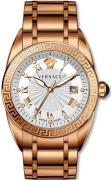 Versace Herreur VFE090013 V Sport II Hvid/Rosaguldtonet stål Ø42 mm