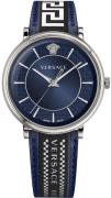 Versace Herreur VE5A01121 V Circle Blå/Læder Ø42 mm