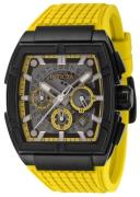 Invicta Herreur 44886 S1 Rally Grå/Gummi Ø43 mm