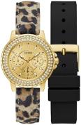 Guess Dameur GW0660L2 Multifunction Guld/Læder Ø36 mm