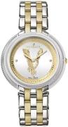 Versace Dameur VE2CA0623 Thea Sølvfarvet/Gul guldtonet stål Ø38 mm