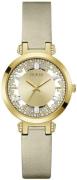 Guess Dameur GW0535L4 Dress Guld/Læder Ø38 mm