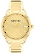 Calvin Klein Herreur 25200349 Define Guld/Gul guldtonet stål Ø43 mm