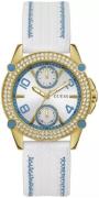 Guess Dameur GW0554L2 Sporty Sølvfarvet/Gummi Ø38 mm