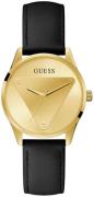 Guess Dameur GW0399L3 Emblem Guld/Læder Ø40 mm