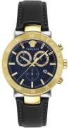 Versace Herreur VEPY00320 Urban Mystique Sort/Læder Ø43 mm