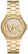 Michael Kors Dameur MK7229 Lennox Krystalludsmykket/Guldtonet stål