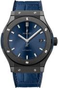 Hublot Dameur 565.CM.7170.LR Classic Fusion Blå/Gummi Ø38 mm