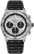 Breitling Herreur AB0134721G1S2 Chronomat B01 42 Sølvfarvet/Gummi