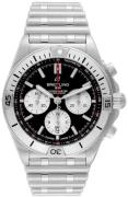 Breitling Herreur AB0134101B1A1 Chronomat B01 42 Sort/Stål Ø42 mm