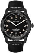 Breitling Herreur M17314101B1X1 Navitimer Automatic Sort/Læder Ø41