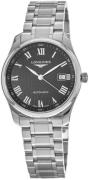 Longines Herreur L2.793.4.51.6 Master Sort/Stål Ø40 mm