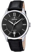 Festina Herreur F20426-3 Classic Sort/Læder Ø43 mm