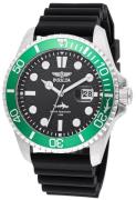 Invicta Herreur 47166 Pro Diver Sort/Gummi Ø43 mm