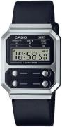 Casio Dameur A100WEL-1AEF Vintage LCD/Læder